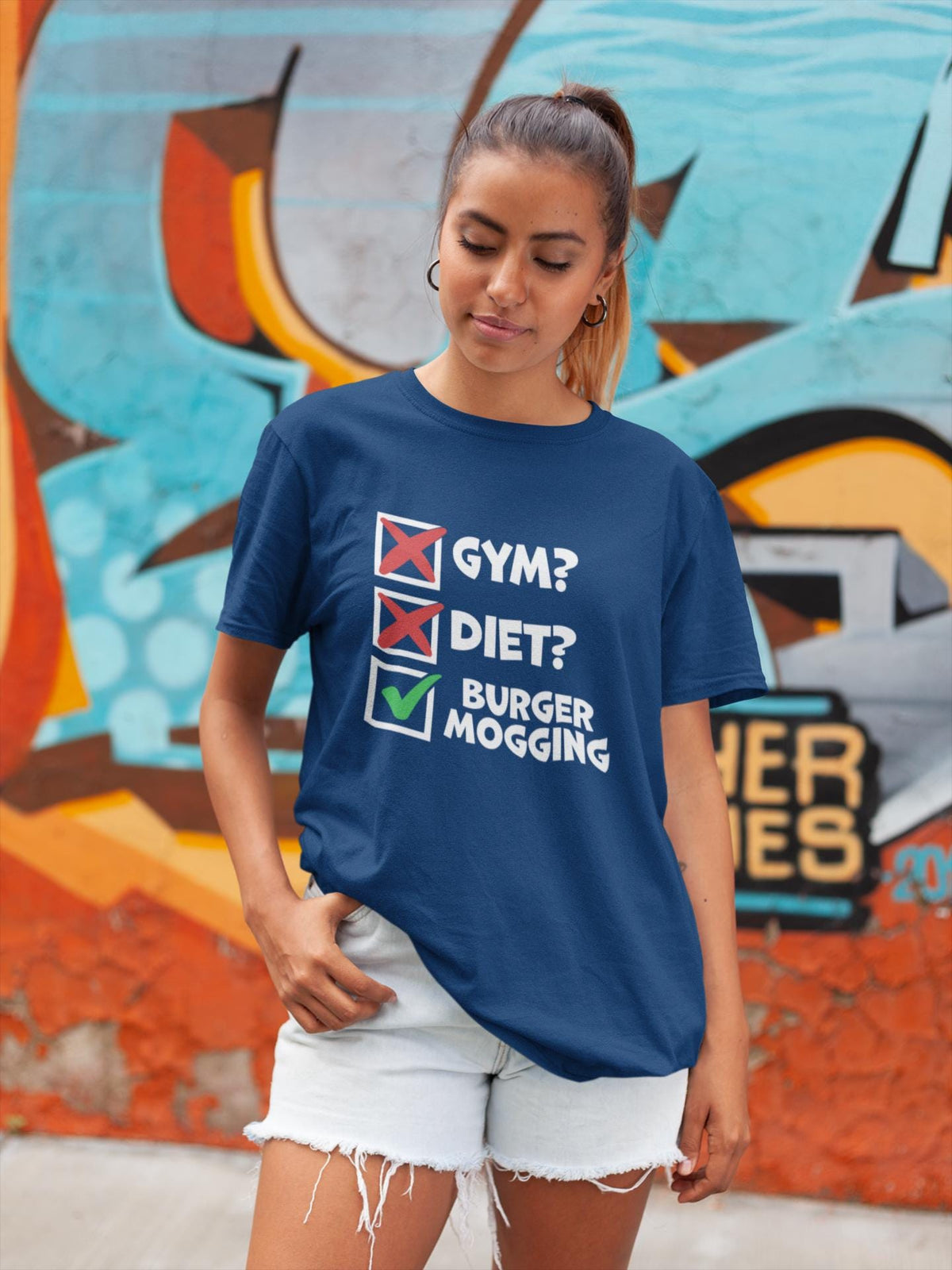 Funny CEO Eating Burger T-Shirt, Gym Meme Top, Foodie Joke Tee