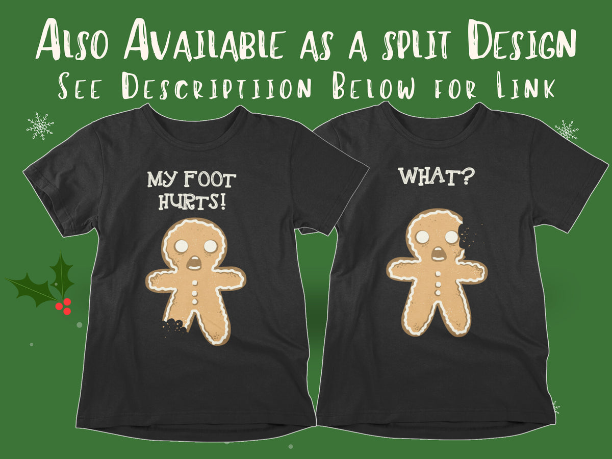 Funny Christmas Gingerbread Men Shirt, Gingerbread Man T-shirt, Cute Christmas Shirt, Christmas Family TShirt, Two Gingerbread Men Tee