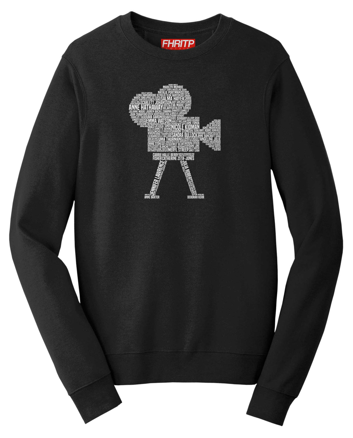 Movie Actress Film Star Legends Camera Tribute Sweatshirt