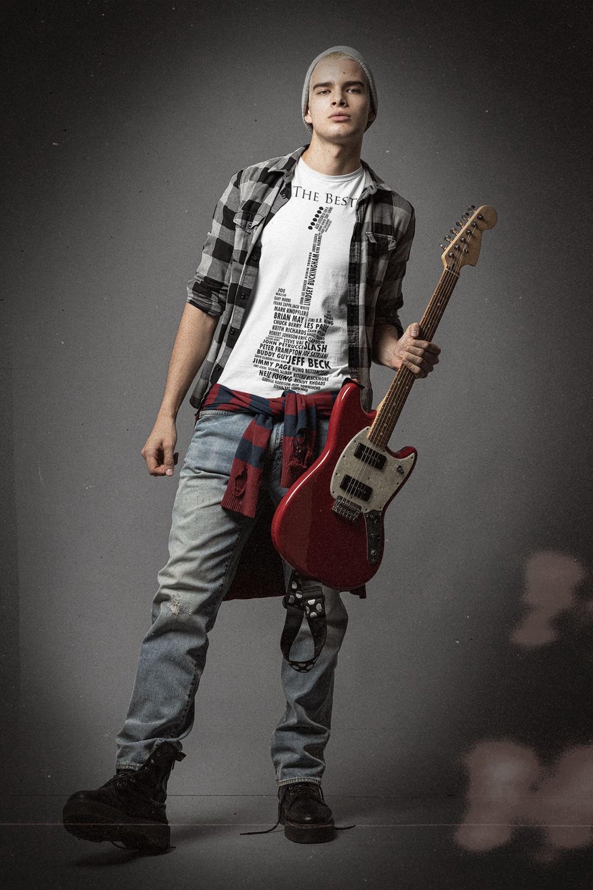 Custom Guitar Shirt for Men, Personalized Guitarist Tee, String Instrument Legends Top