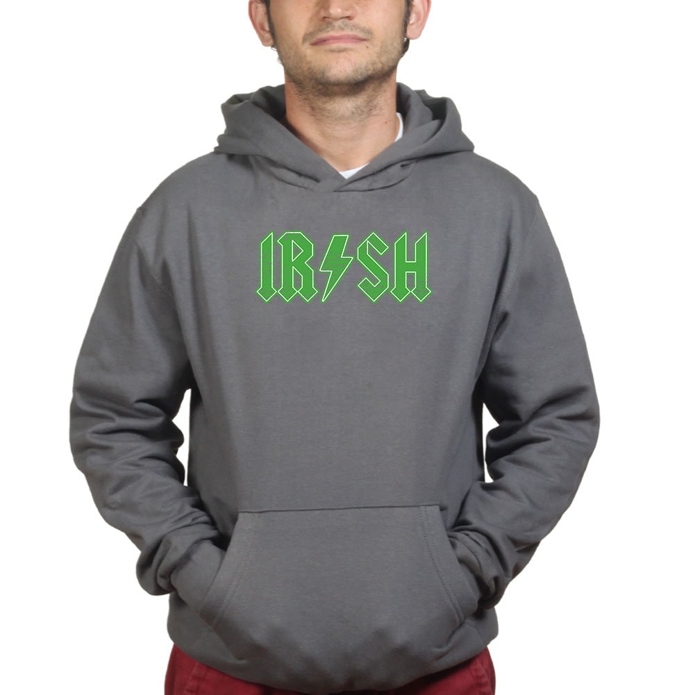Irish Rock - St. Patrick's Day (Paddy) Ireland Spoof Funny Hoodie