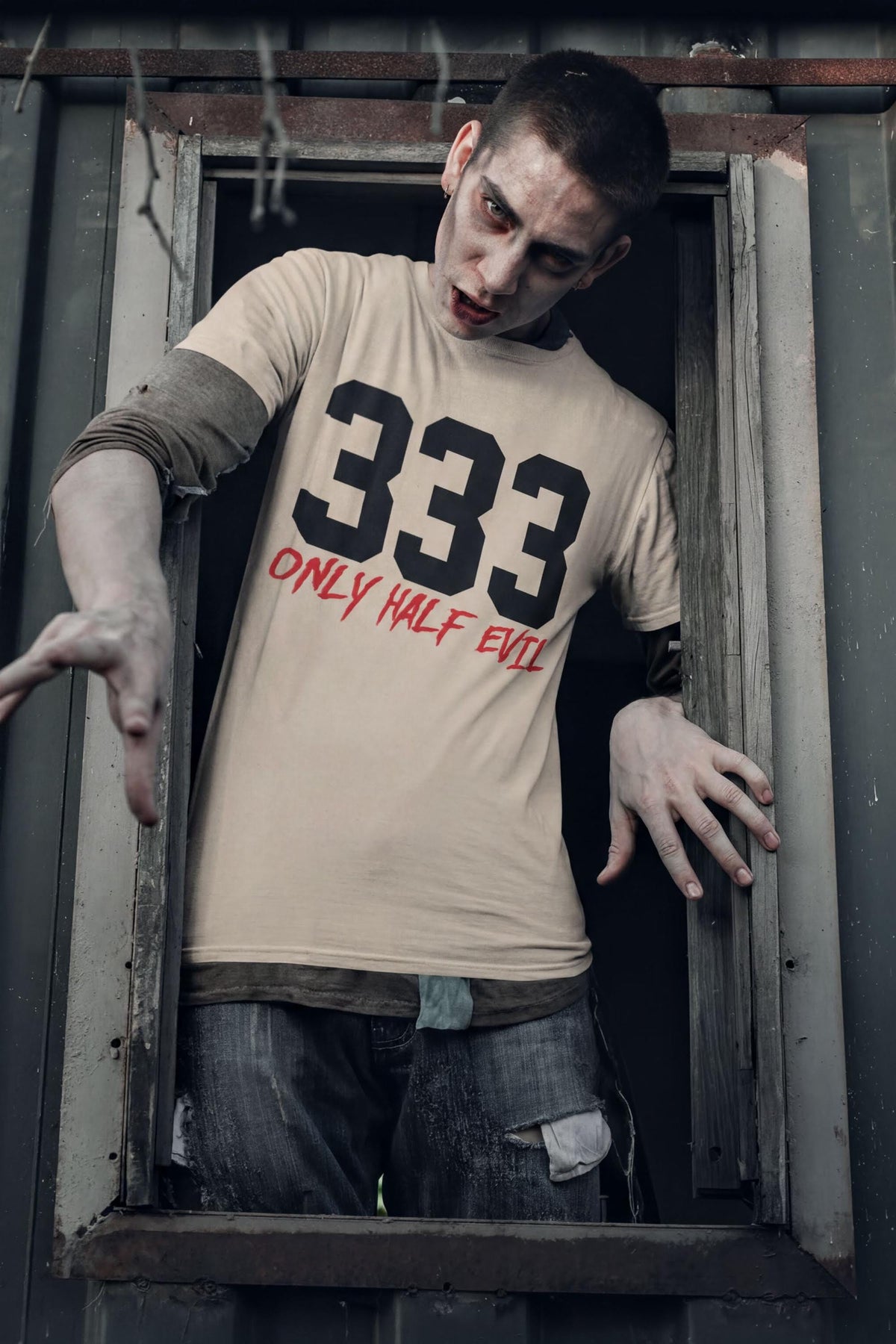 Comfort Colors® Funny Halloween 666 T-Shirt, Scary Spooky Tee, Trick Or Treat TShirt