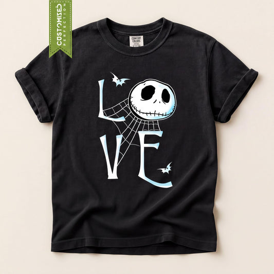 Love Halloween T-shirt, Comfort Colors® Trick Or Treat Tee, Stay Scary Top, Skellington Tshirt