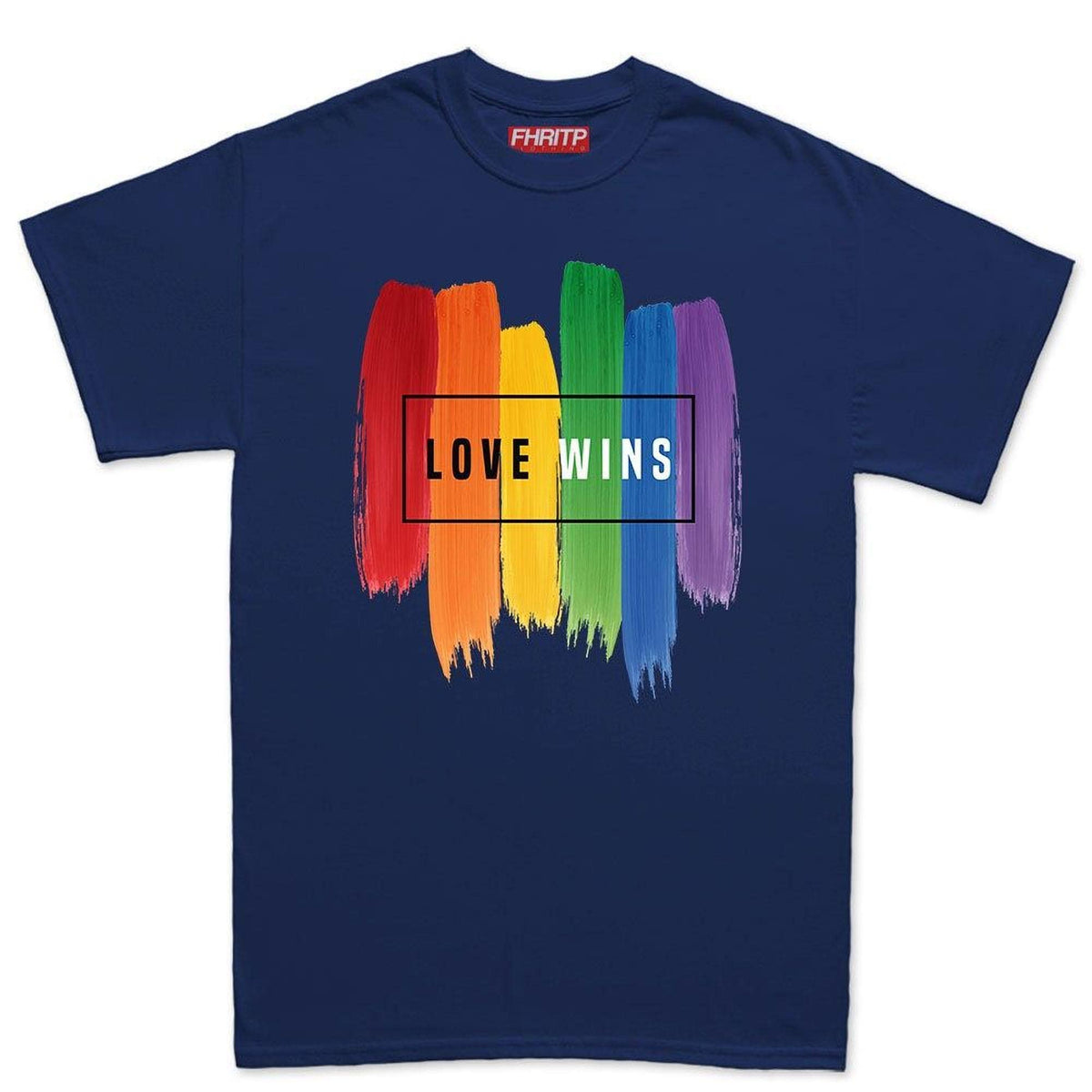Love Wins LGBT+ Rainbow Flag Pride Proud Shirt Tee Top T-shirt