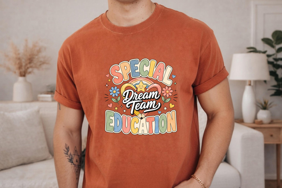 Comfort Colors® Special Education Shirt, SPED Dream Team Tee, Teacher Appreciation Gift