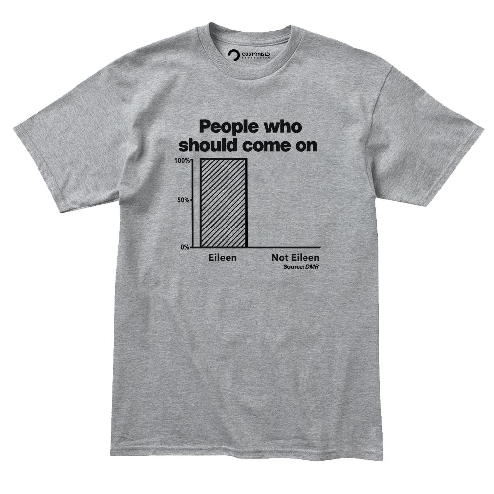 Funny 80s Music Shirt, DMR Eileen Not Eileen Tee, Sarcastic Music Meme Top