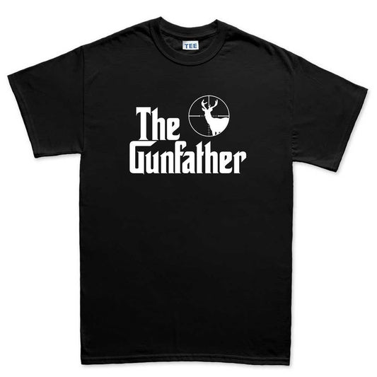 The Gun Father Dad Shirt, Hunting Shooting Camping Mens Tee