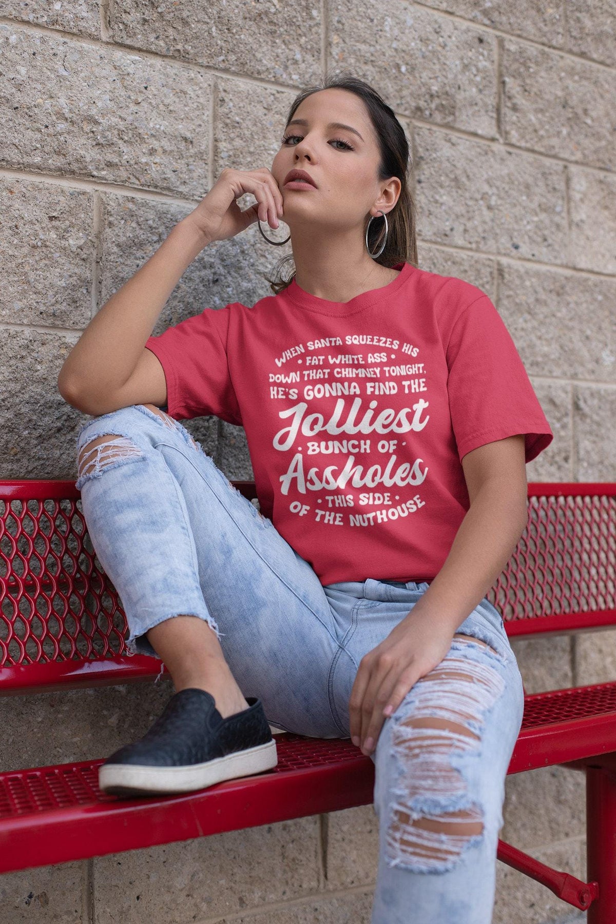 Jolliest Bunch of Assholes Shirt - Funny Christmas Vacation Tee, Clark Griswold Quotes