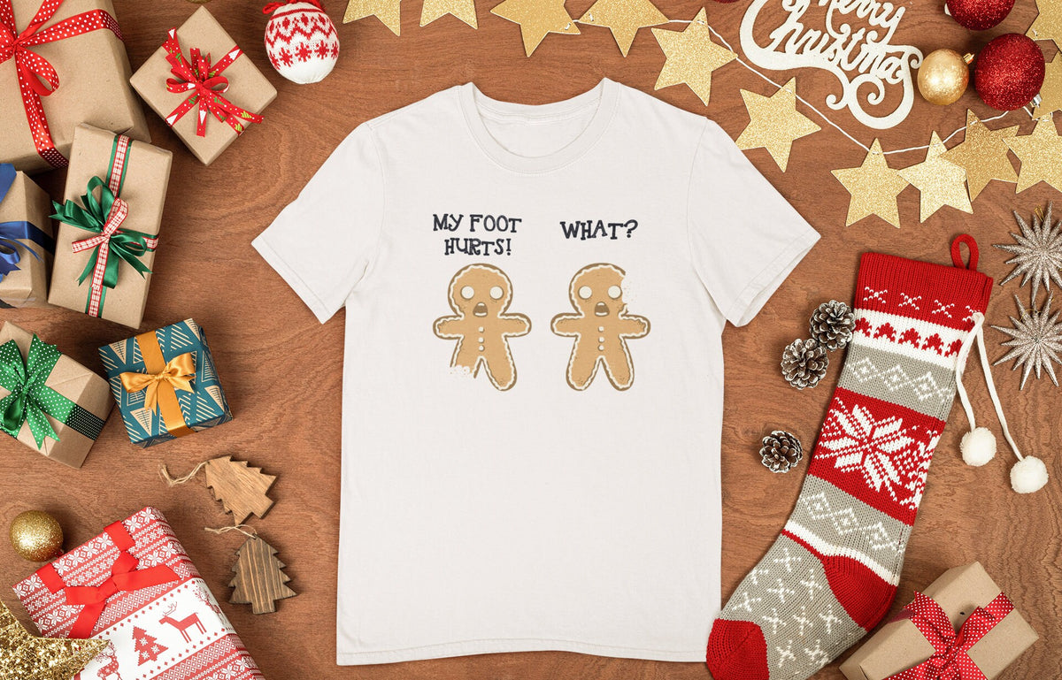 Funny Christmas Gingerbread Men Shirt, Gingerbread Man T-shirt, Cute Christmas Shirt, Christmas Family TShirt, Two Gingerbread Men Tee