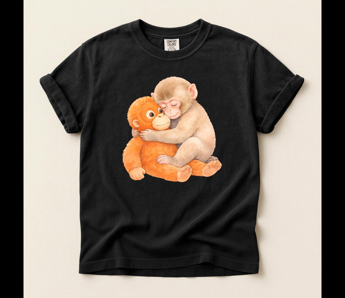 Monkey Punch Comfort Colors® T-Shirt, Emotional Support Tee, Japanese Macaque