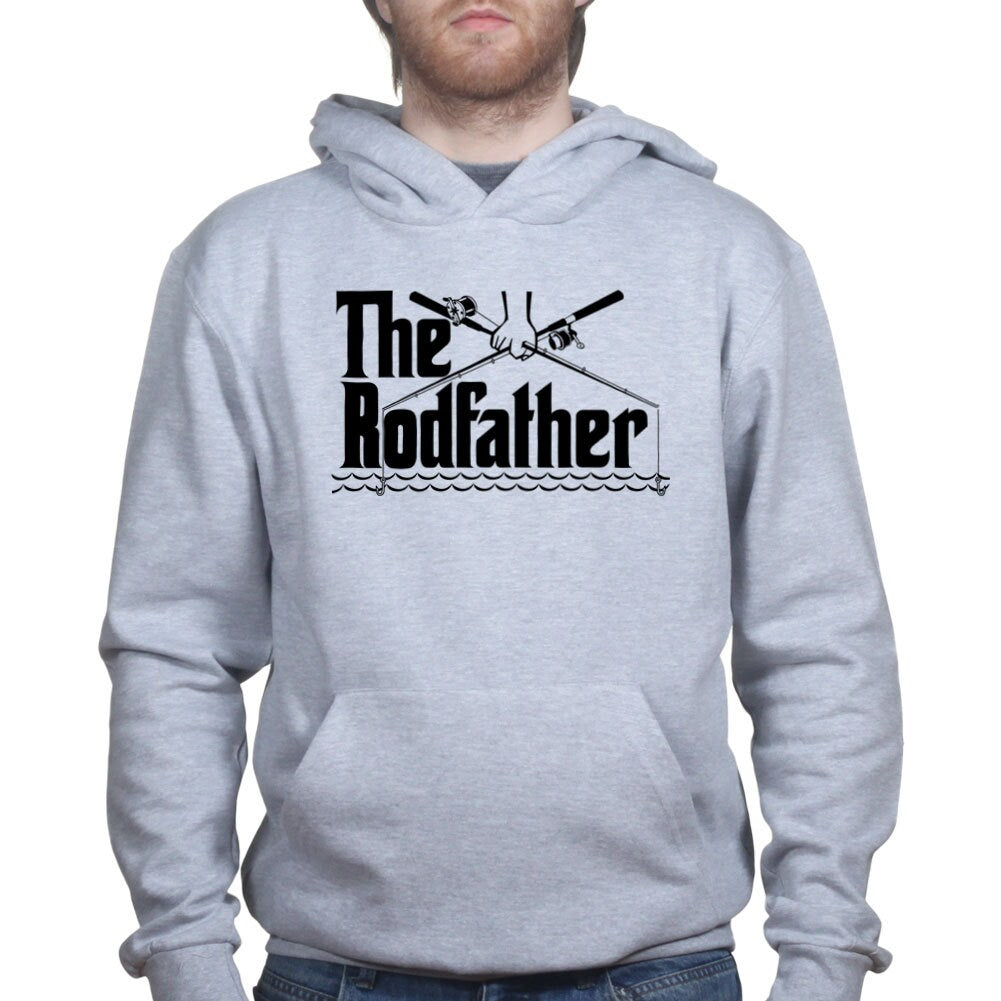 The Rodfather Fishing Angler Fisherman Father Day Hoodie - R505