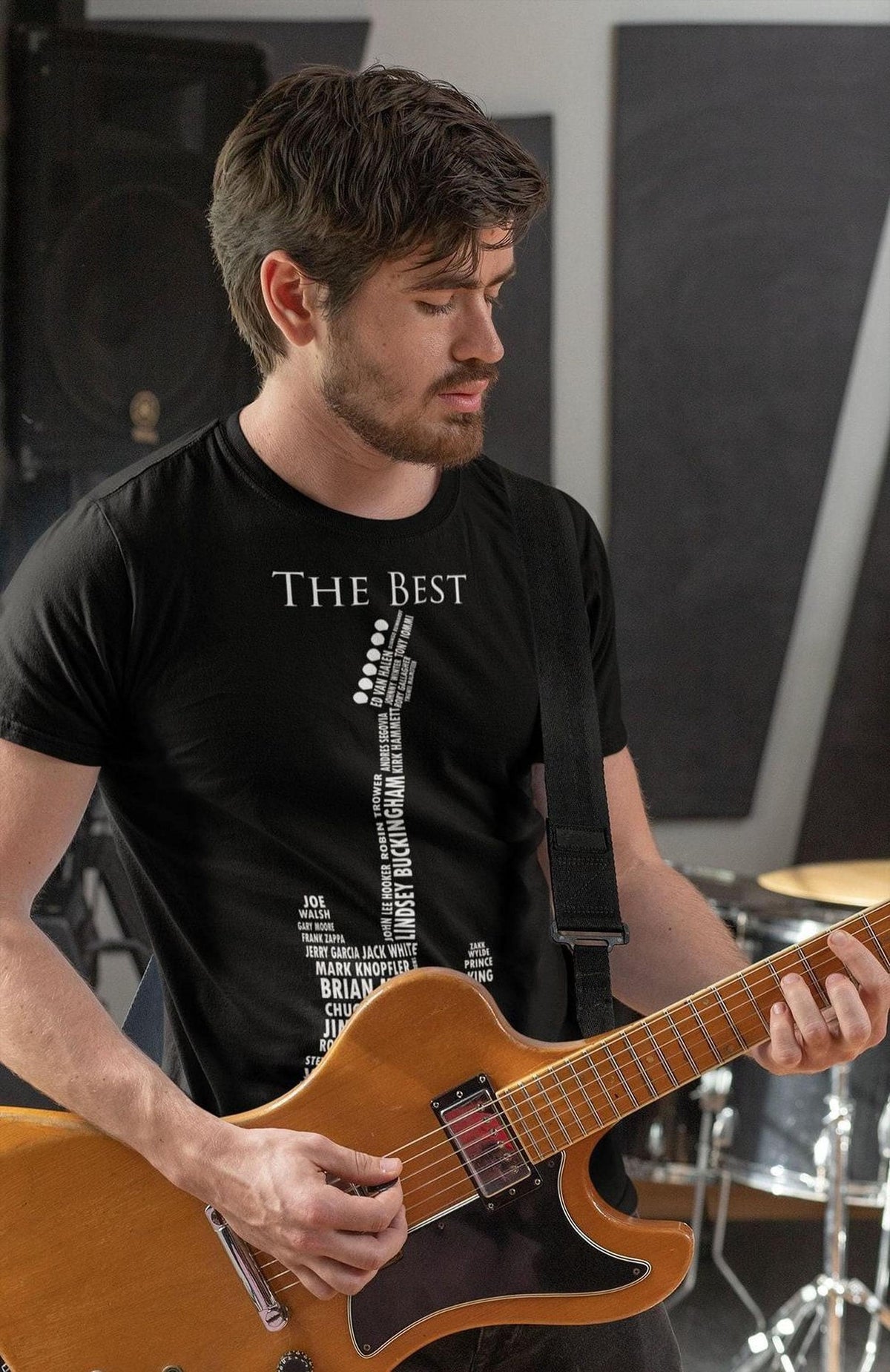 Guitar Player Shirt, Rock Legends Graphic Tee, Gift for Guitarists
