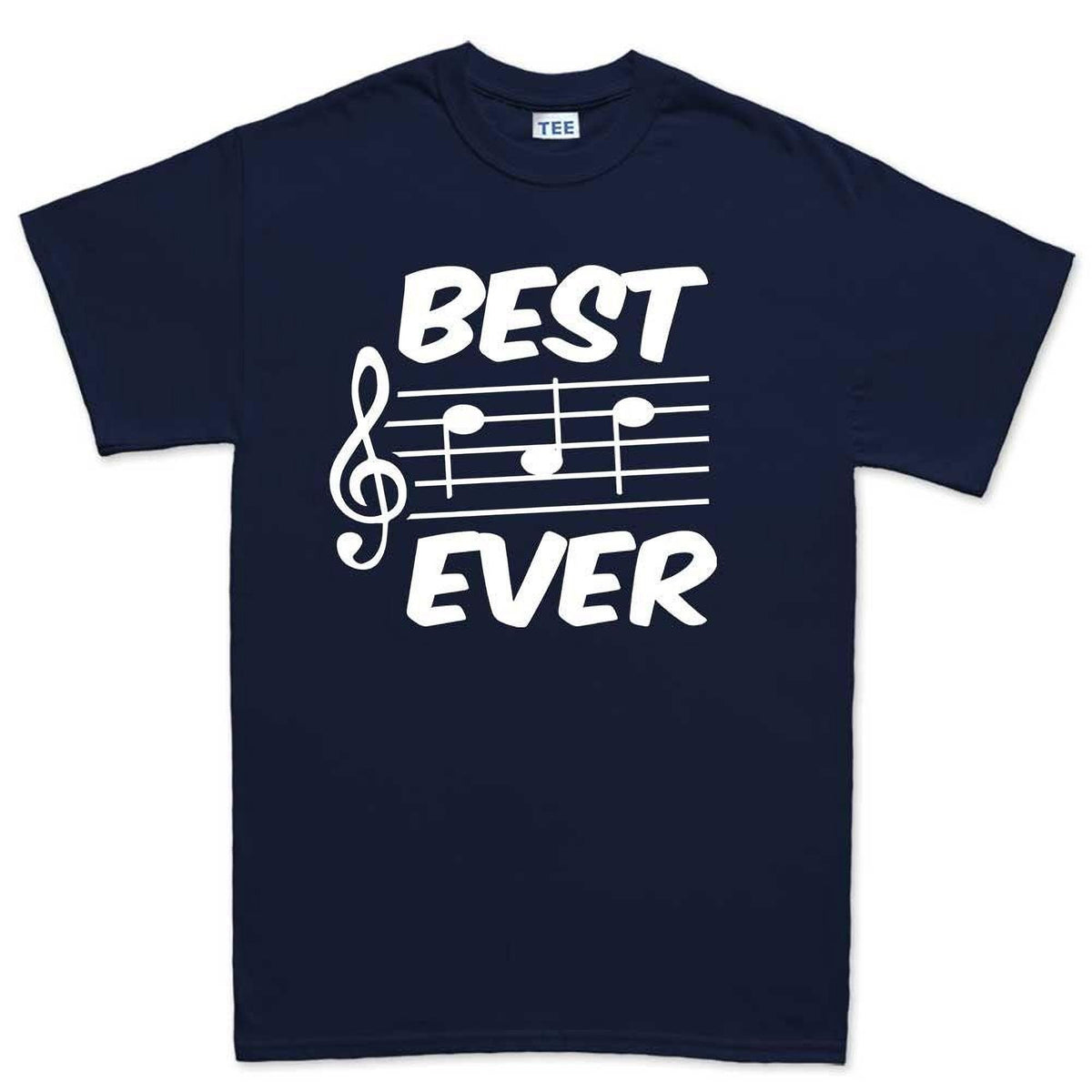 Mens Best Dad Ever Music Shirt, Musician Father Gift, Funny Papa Tee
