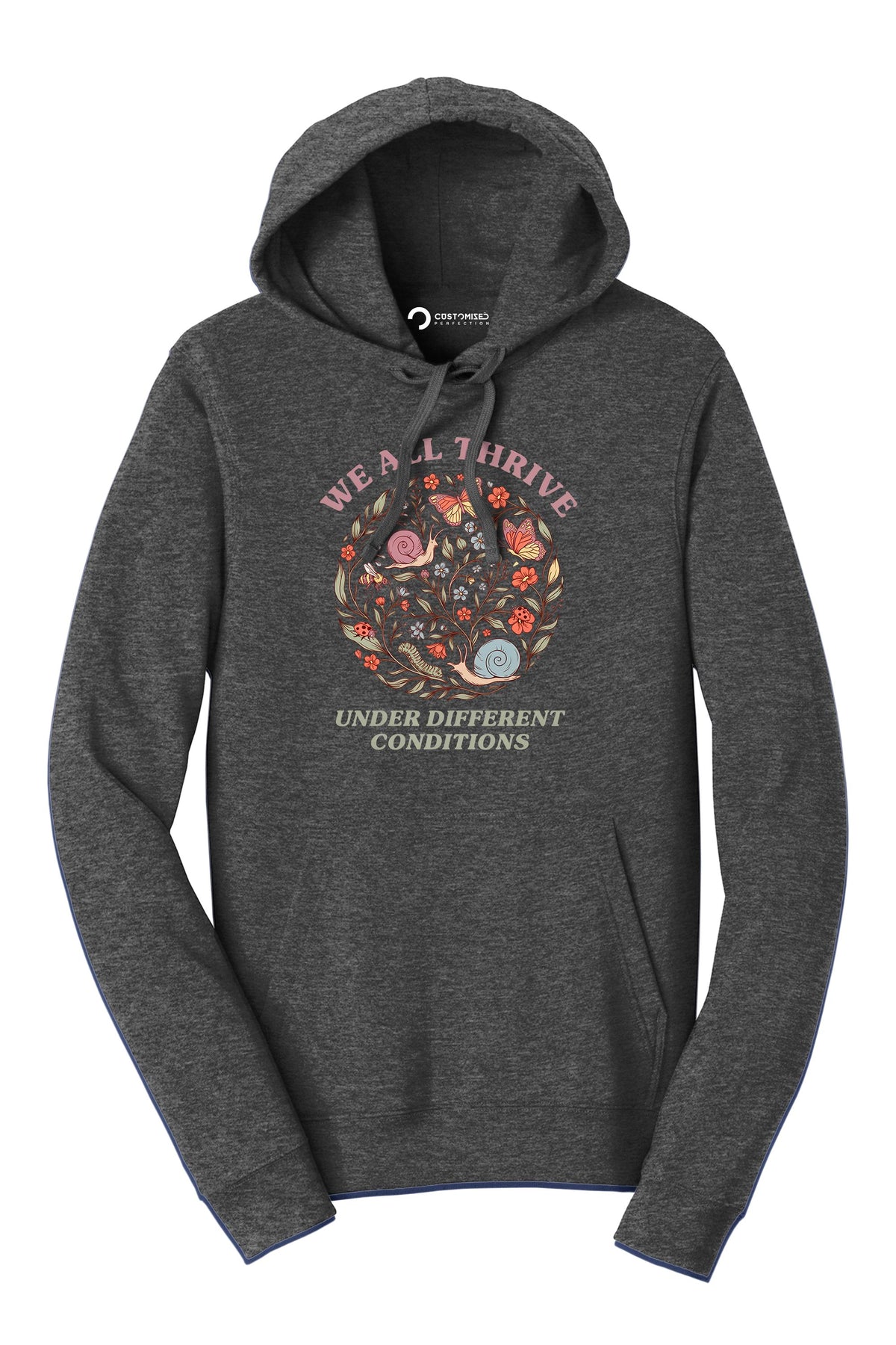 We All Thrive Shirt | Botanical Nature Hoodie | SPED T-shirt | Mental Health Awareness Gift