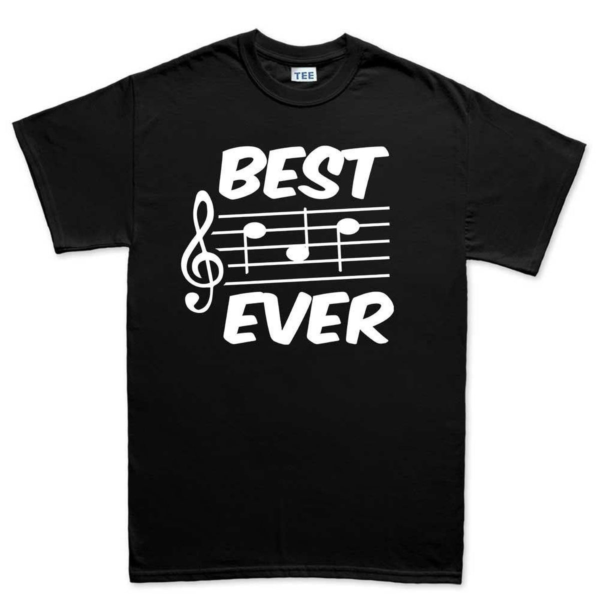 Mens Best Dad Ever Music Shirt, Musician Father Gift, Funny Papa Tee