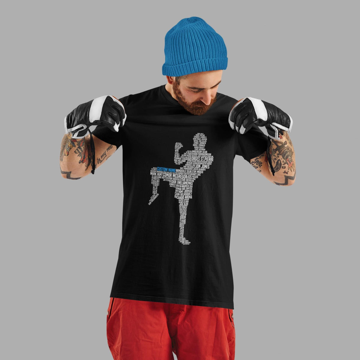Custom MMA Shirt, MMA Fighter Gift, Customized MMA Gift, Mixed Martial Arts T-shirt, Mma Fighter Legends Tribute T shirt, Training Shirt