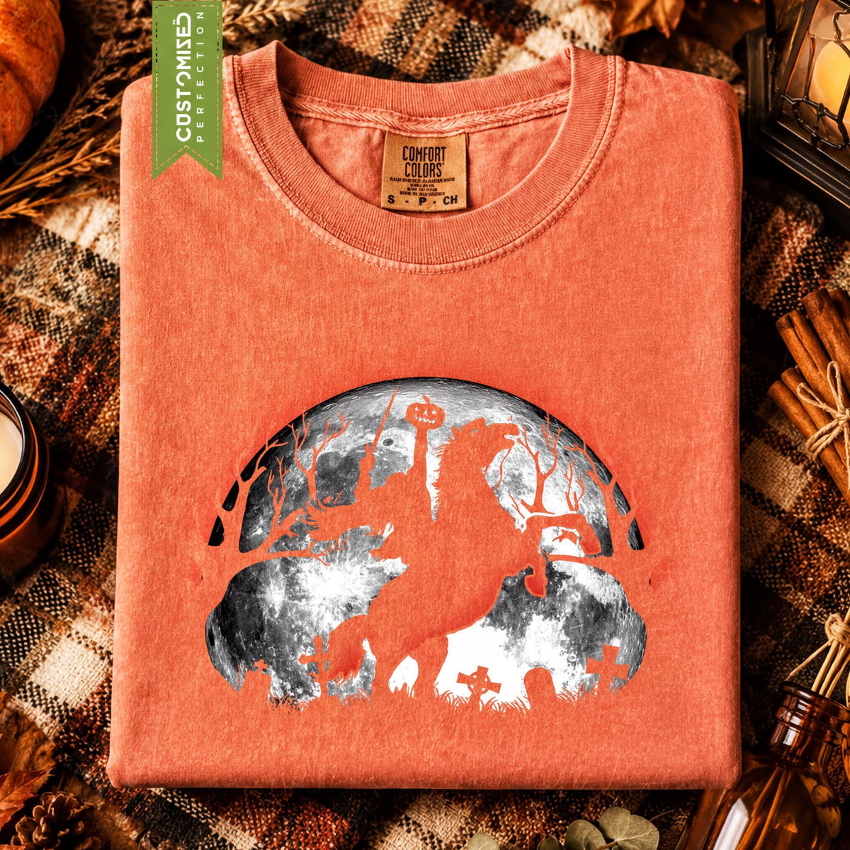 Comfort Colors® Halloween Costume Top, Trick Or Treat Tee, Headless Horseman T-shirt