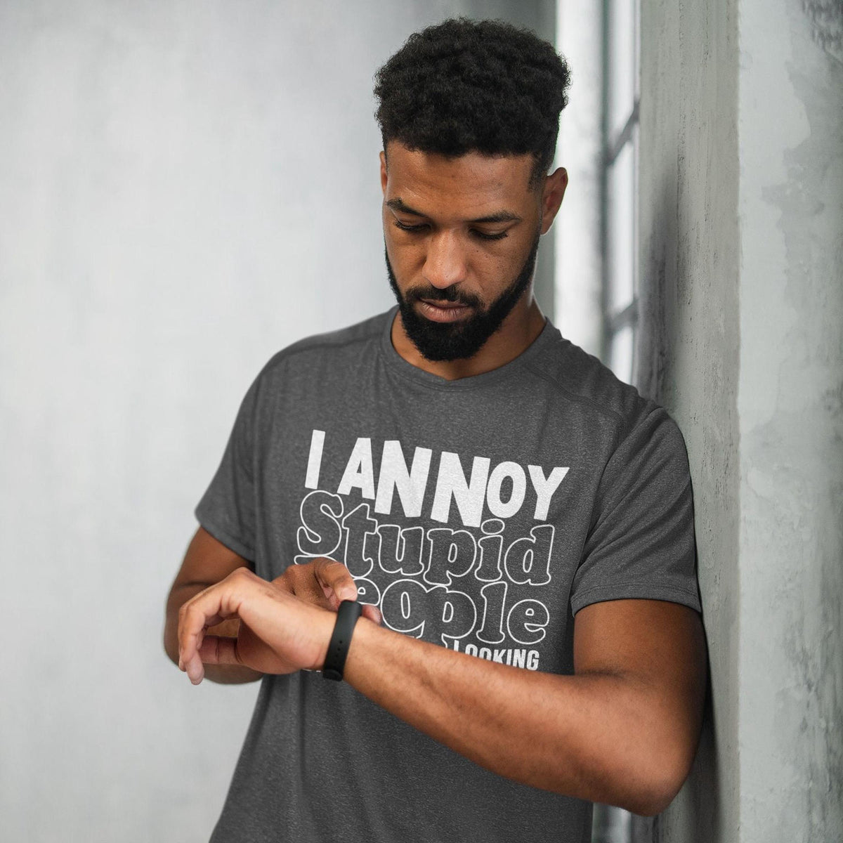Funny Sarcastic Shirt, I Annoy Stupid People Tee, Meme Humor Design