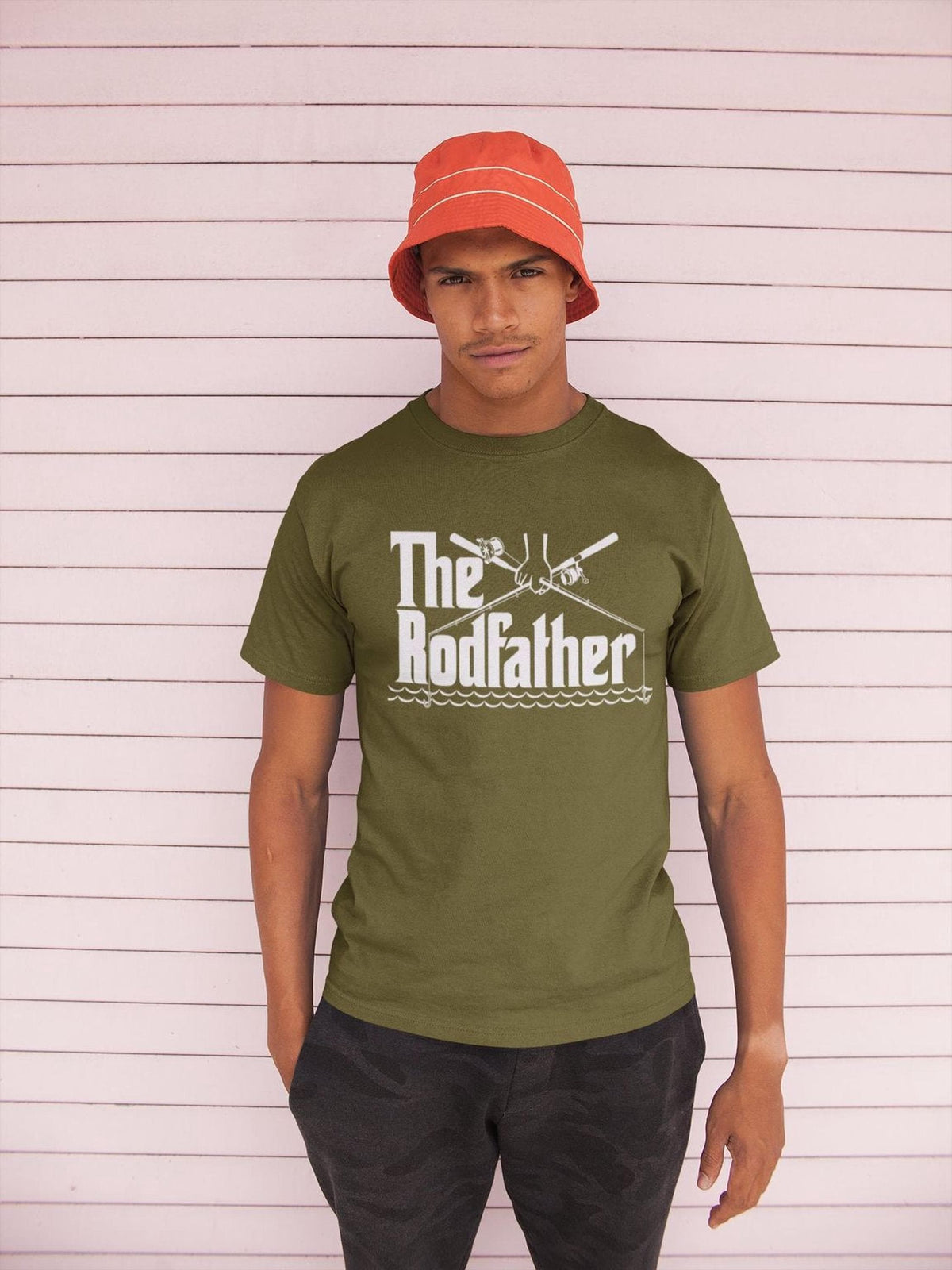 The Rodfather Comfort Colors® Fishing Shirt, Angler Fisherman Tee, Gift for Dads