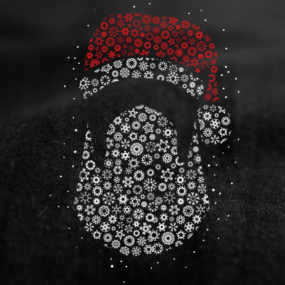 Funny Christmas Santa Shirt for Men, Funny Santa Face Shirt, Cool Santa Shirt, Family Christmas Shirt, Holiday Shirt, Santa Shape Gift Shirt