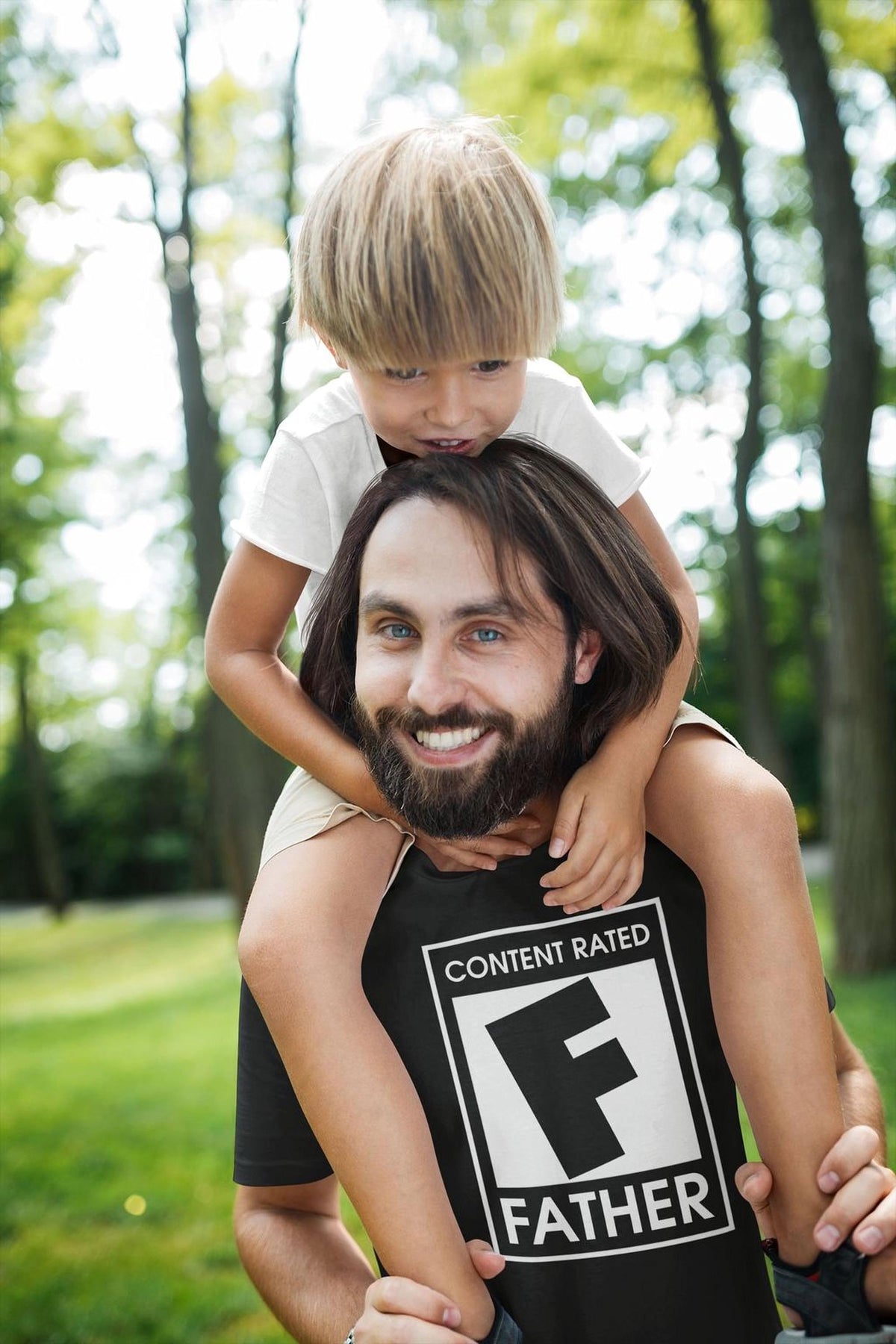Shirt For Dad: Funny Content Rated F Tee (Father's Day Gift), Comfort Colors®