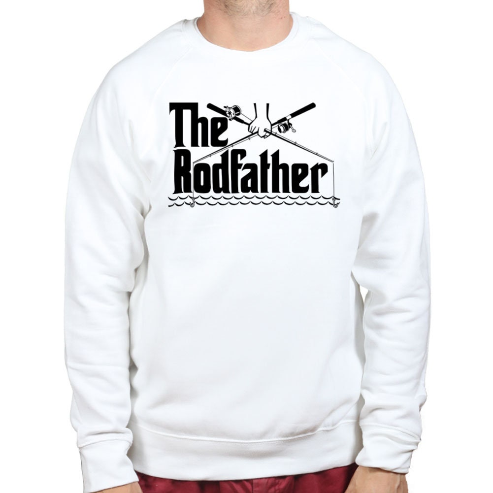 The Rodfather Fishing Angler Fisherman Father Day Sweatshirt - R505