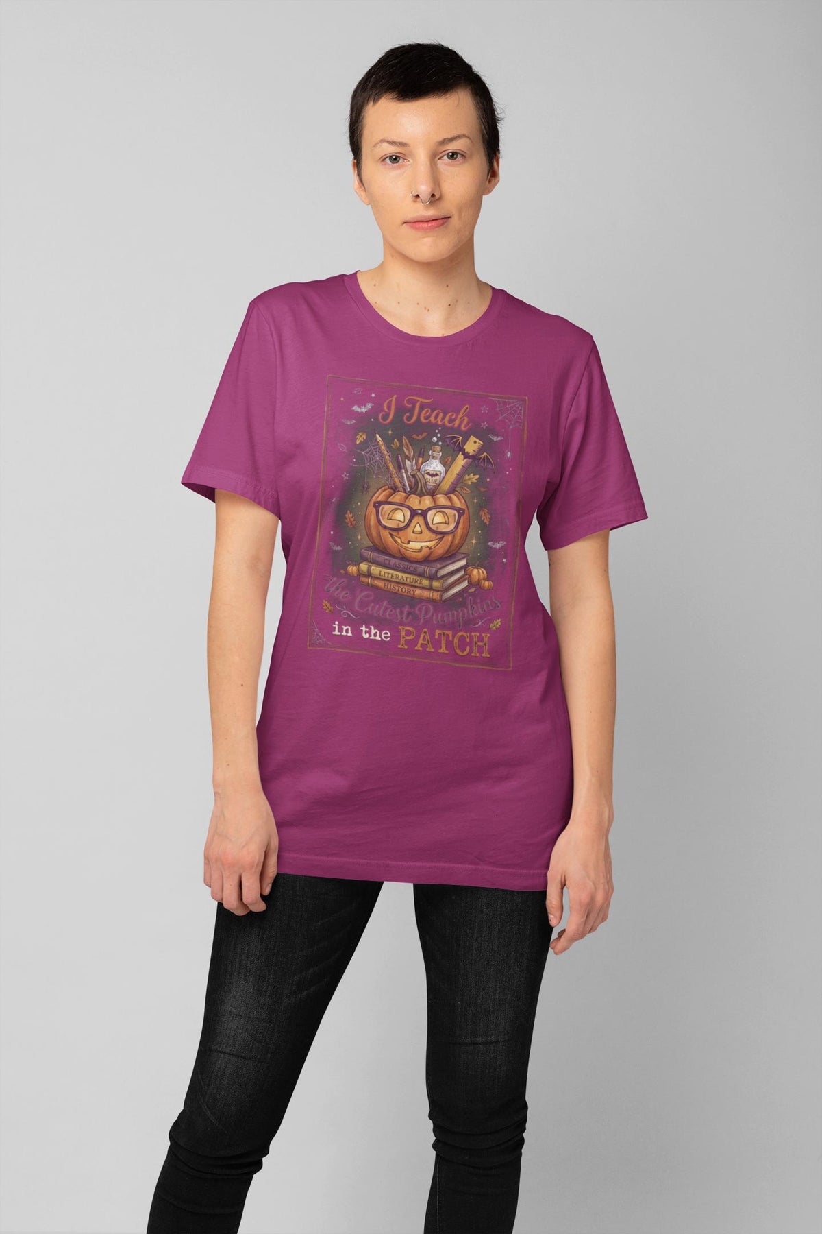 Comfort Colors® Halloween Teacher Shirt, Back to School top, I Teach the Cutest Pumpkins in the Patch, Fall Teacher Tee