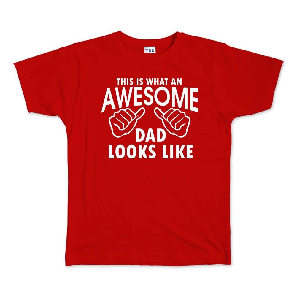 This Is What An Awesome Dad Looks Like T shirt - Gift for Dad Fathers Day - R485