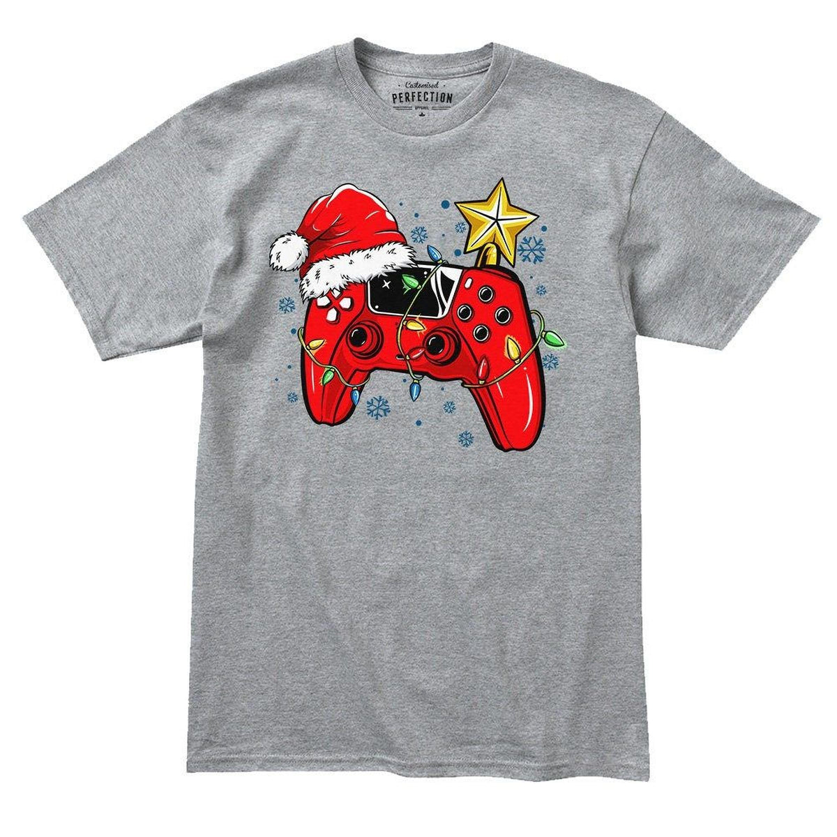 Video Game Shirt: Christmas Controller Design Tee for Gaming Gift