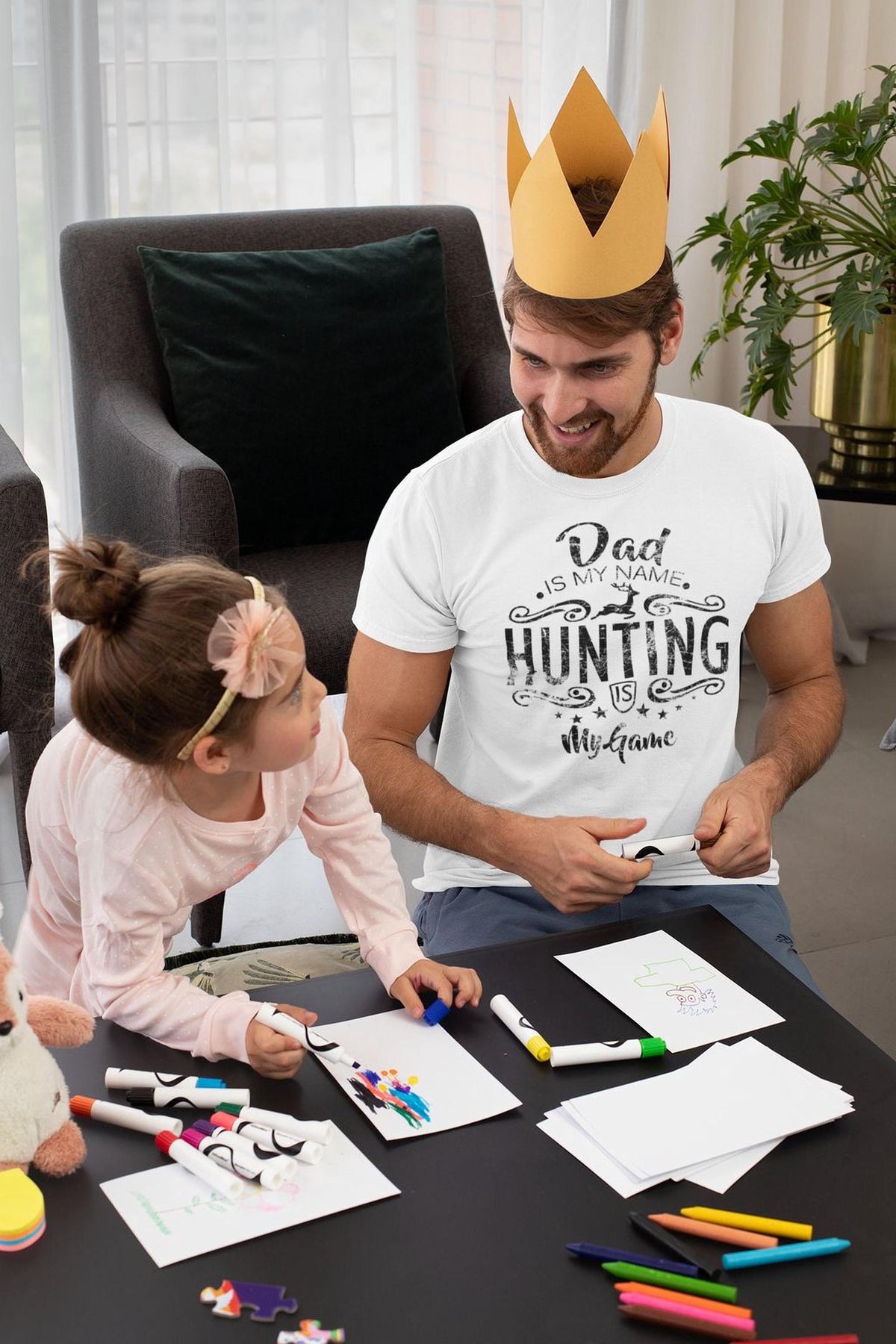 Dad Hunting T-Shirt, Father's Day Gift for Hunters, Camping Tee