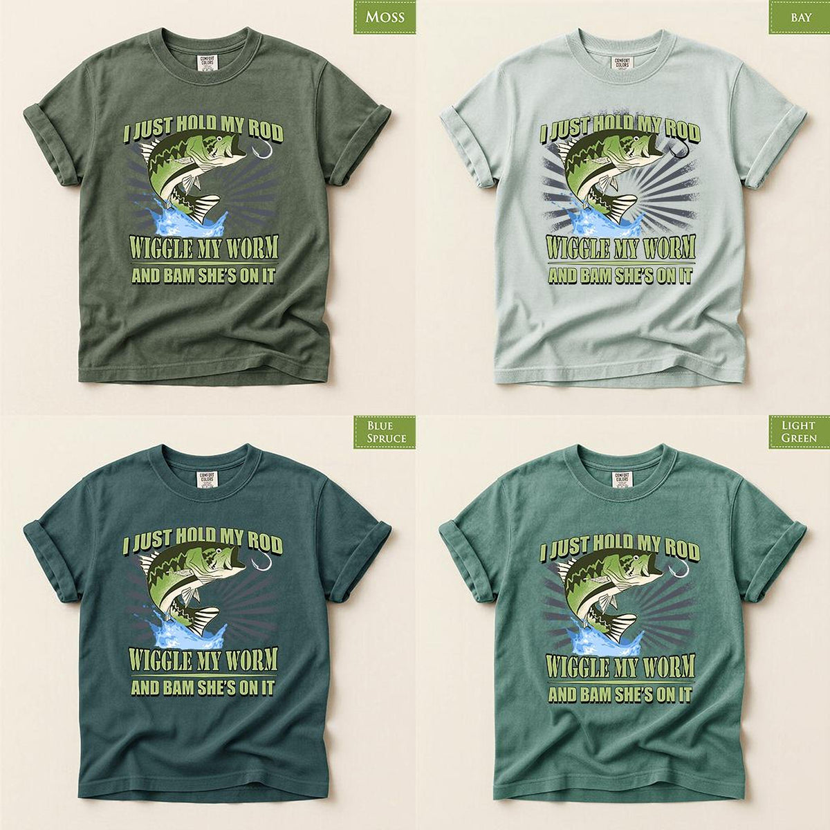 Funny Fishing Shirt, Fly Fisherman Angler Top, Gift For Dads Comfort Colors® Tee