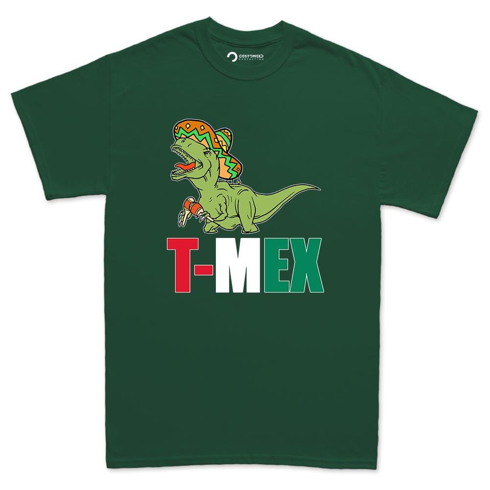 T-Rex Taco T-Shirt: Funny T-Mex Mexican Meme - Foodie Humor Tee