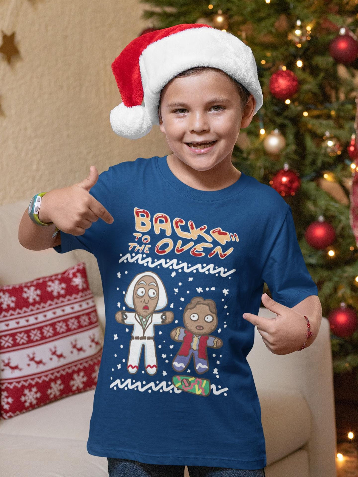 Comfort Colors® Back to the Oven Christmas Shirt, Funny Gingerbread Holiday Tee, Retro Christmas Graphic, Festive Gift