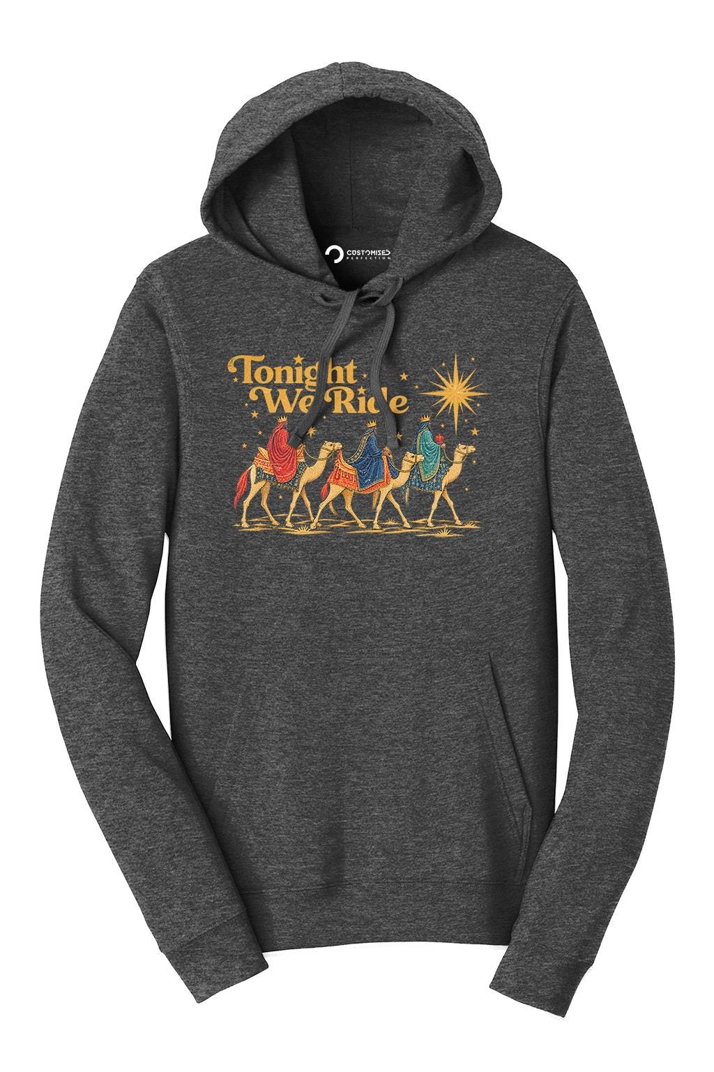 Tonight We Ride Wise Men Shirt, Three Kings Nativity T-Shirt, Christian Christmas Hoodie, Star of Bethlehem Sweatshirt, Faith Tee Gift