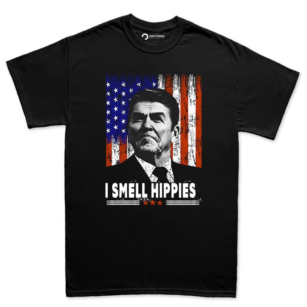Republican Shirt, Patriotic Ronald Reagan Design, Conservative Tee