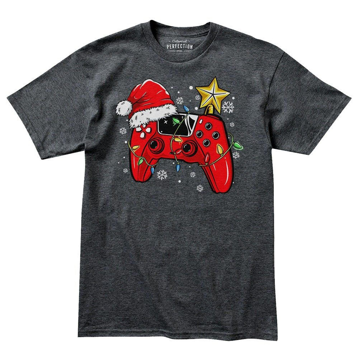 Video Game Shirt: Christmas Controller Design Tee for Gaming Gift