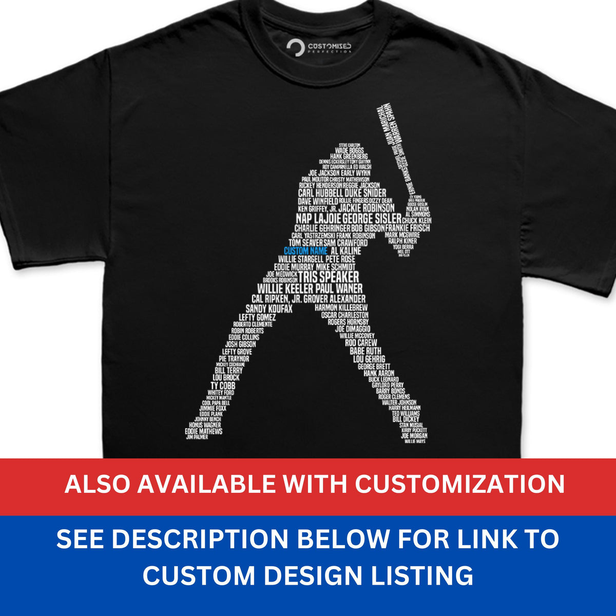 Baseball Player Legends Pitcher Catcher Tribute T shirt Tee Top T-shirt