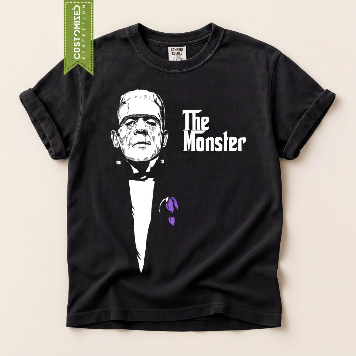 Comfort Colors® The Monster God father Style Shirt, Halloween Tee, Trick Or Treat Tshirt, Fall Autumn Top