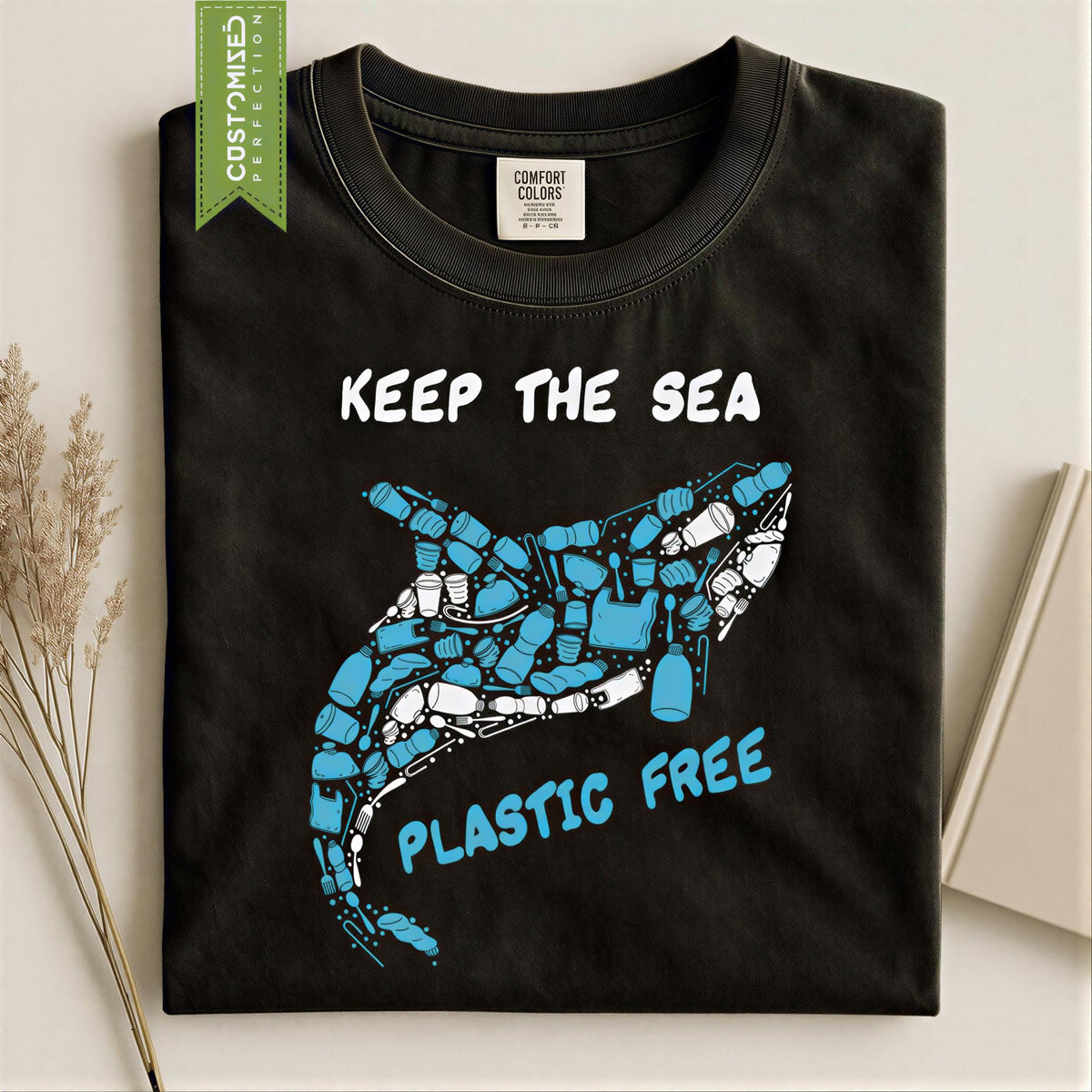 Comfort Colors® Scuba Diving Shirt, Save The Ocean Tee, Keep Sea Plastic Free Top