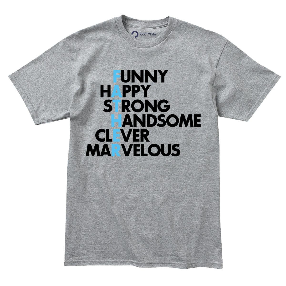 Father Crossword Shirt: Clever Dad Acronym Puzzle Tee for Papa