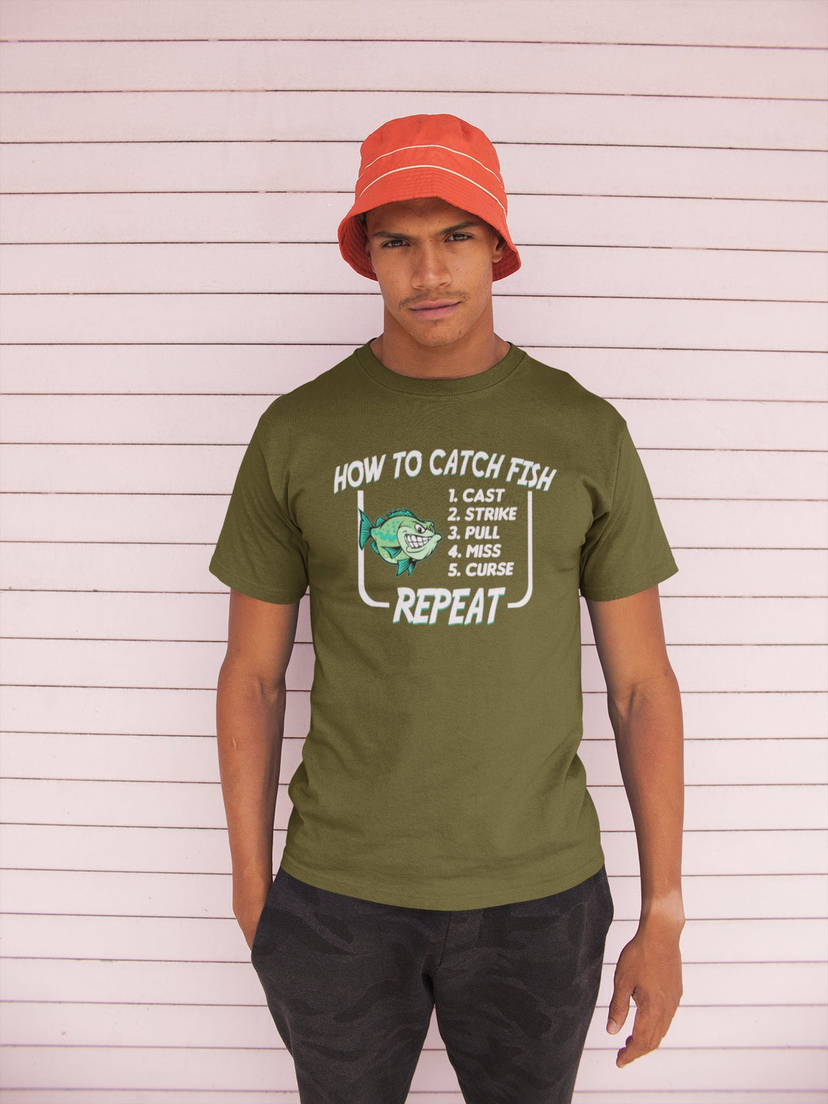 How To Catch Fish Fishing Angler Fisherman T-shirt