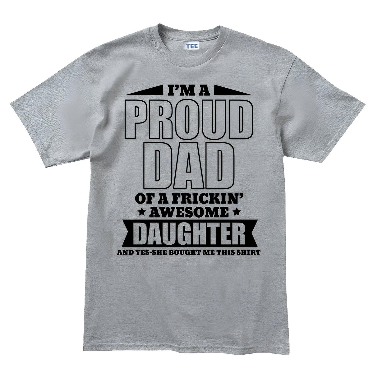 Comfort Colors® Dad Shirt, Proud Father Tshirt, Fathers Day Gift From Daughter