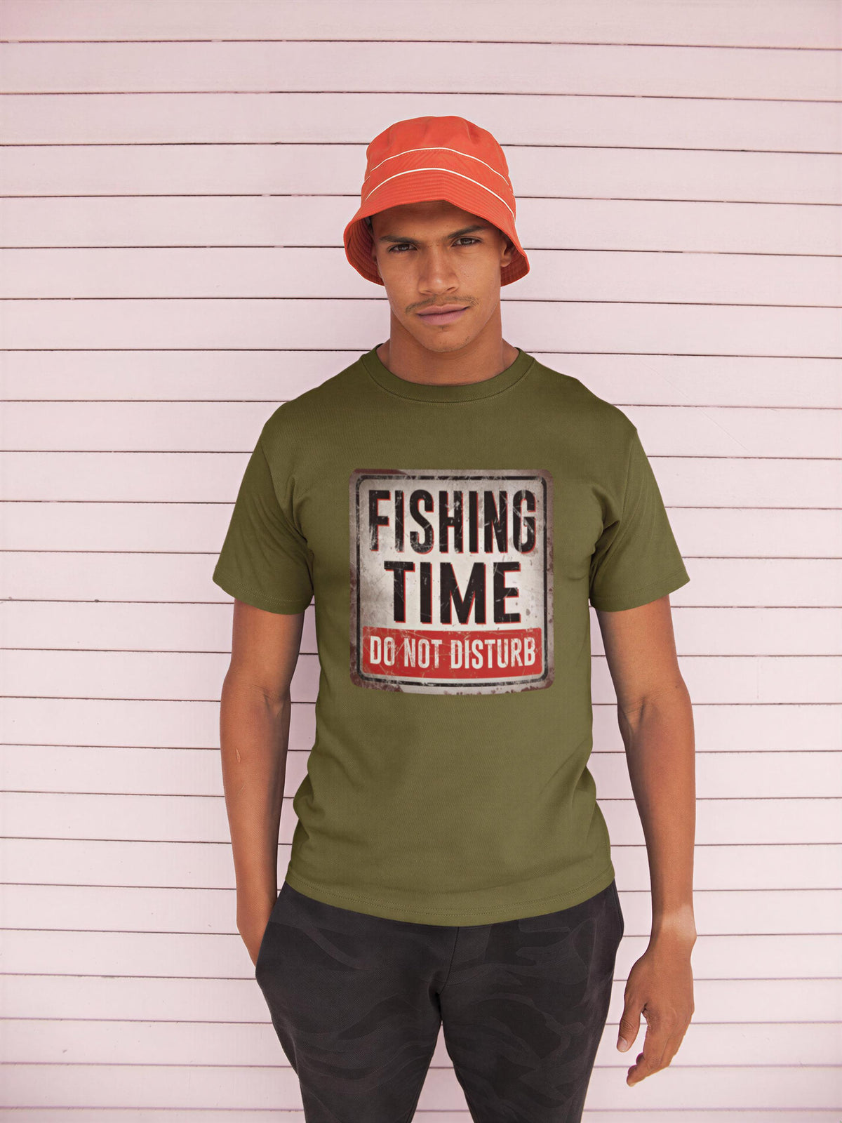 Funny Fishing Time Shirt, Do Not Disturb Tee, Sarcastic Warning Sign Top