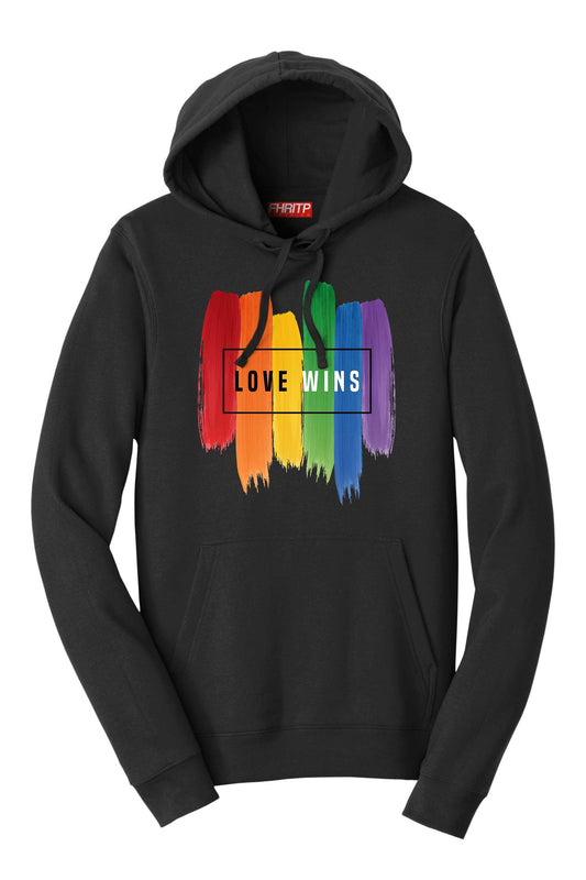Love Wins LGBT+ Rainbow Flag Pride Proud Hoodie