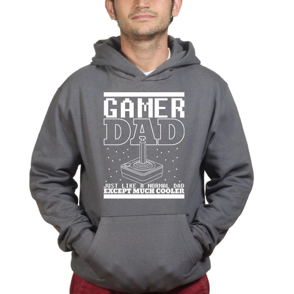 Retro Gamer Dad Gaming Console Father's Day Hoodie - R1362