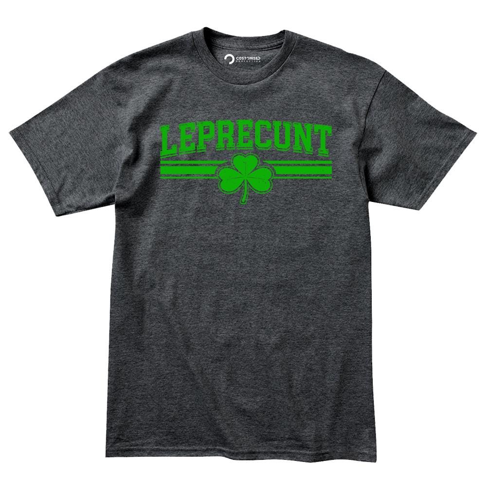 Leprecunt Shamrock T-Shirt | Funny St. Patrick's Day Tee