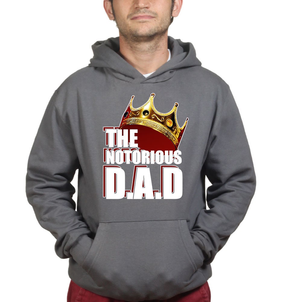 Mens Notorious DAD Father Daddy Gift Hoodie Shirt - FD17111