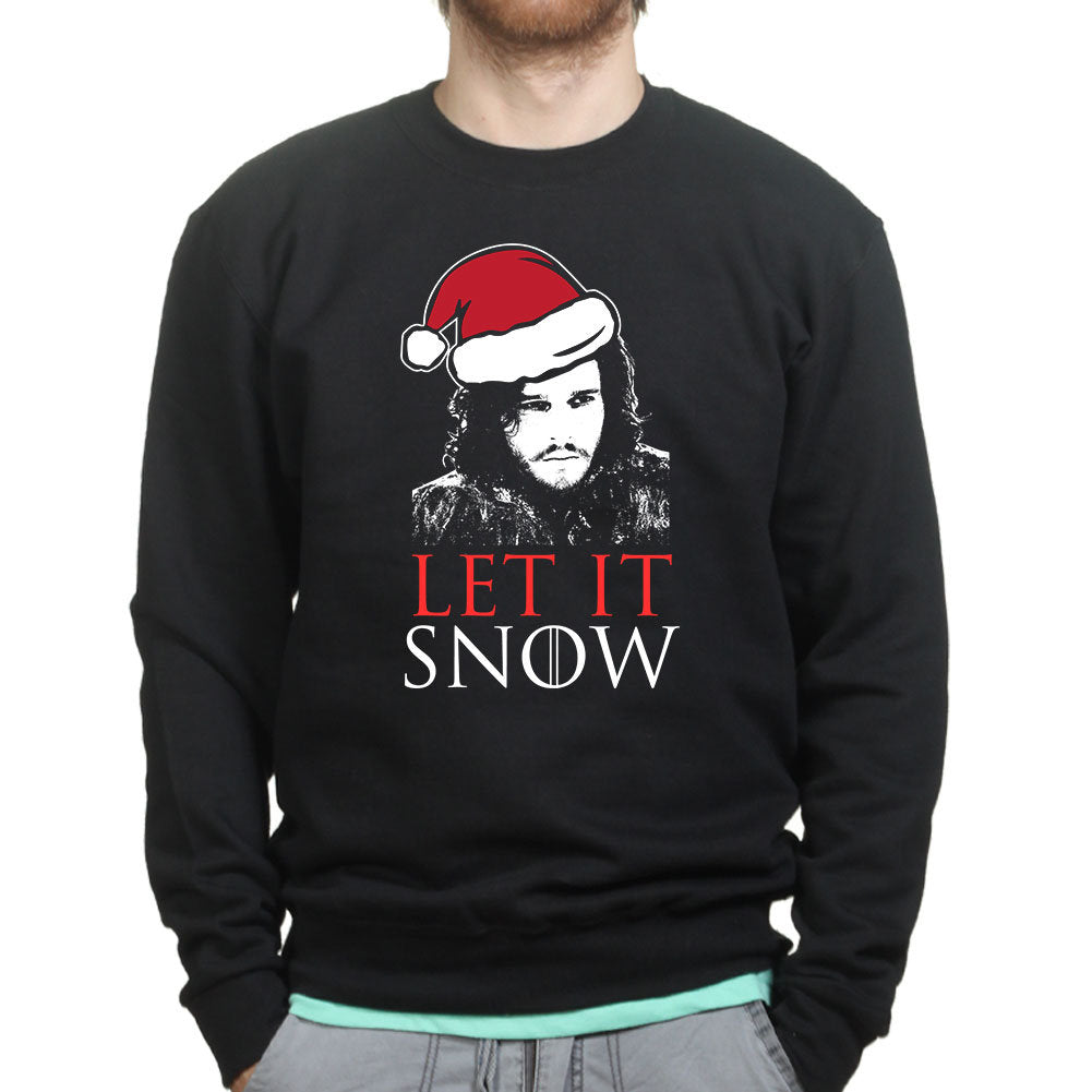 Let It Jon Snow GoT Xmas Santa Christmas Party Gift Sweatshirt