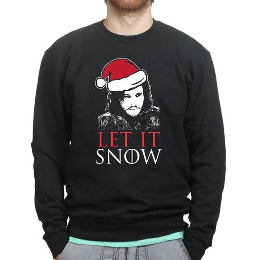 Let It Jon Snow GoT Xmas Santa Christmas Party Gift Sweatshirt