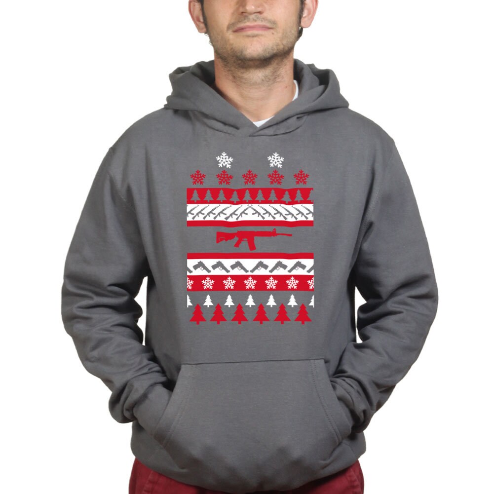 Guns AR-15 1911 Christmas Gift Ugly Sweater G43 G19 Hoodie